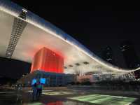 Light show at Shenzhen Civic Center