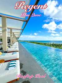 ベトナム　フーコック島観光　Regent Phu Quoのrooftop poolは最高だぞ！