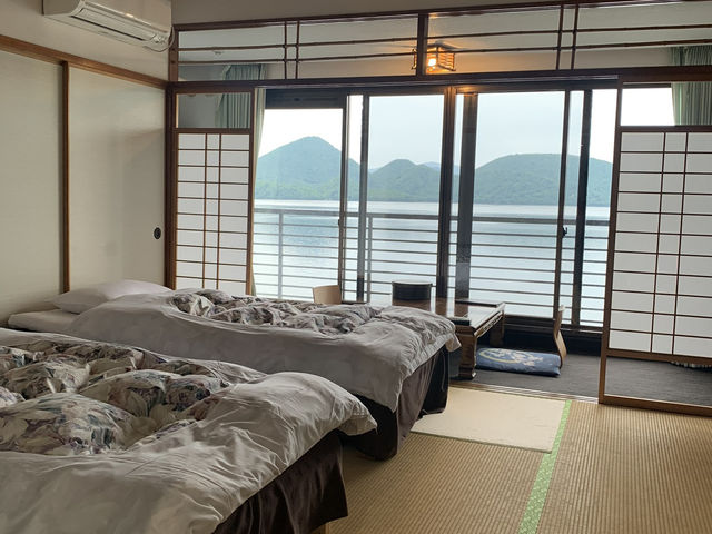📍北海道。洞爺溫泉華美酒店～露台可以睇煙花🎆！