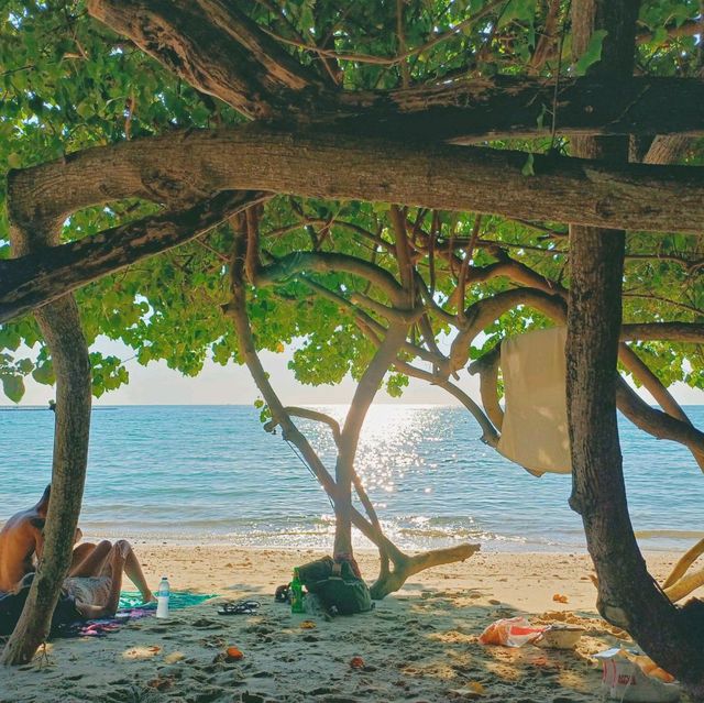 泰國沙美島非常漂亮的海灘景點:Ao prao beach，適合拍照📸打卡游泳