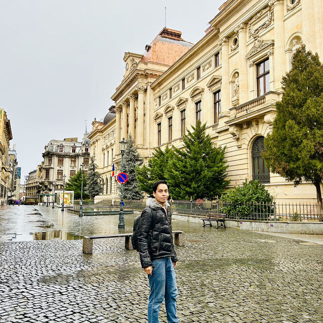Bucharest Golden Glow Old Town