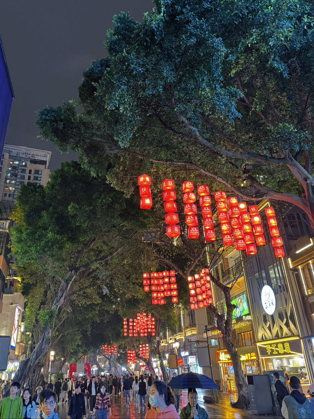 Beijing lu ถนนคนเดินที่คึกคักที่สุดของกวางโจว