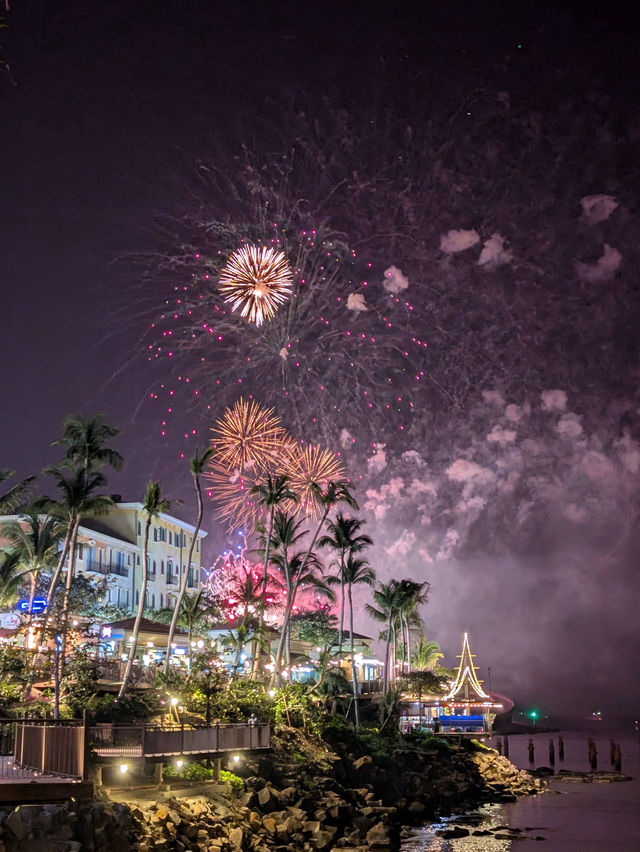 Fireworks at Phu Quoc Sunset