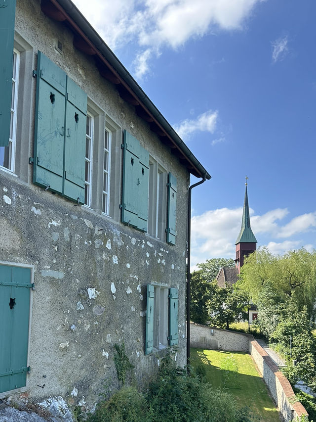 Historical castle in Rheinfall