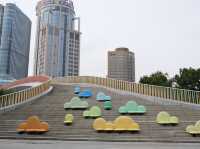 ⭐️ The North Bund ⭐️ Viewing Point for the Oriental Pearl Tower in Shanghai.