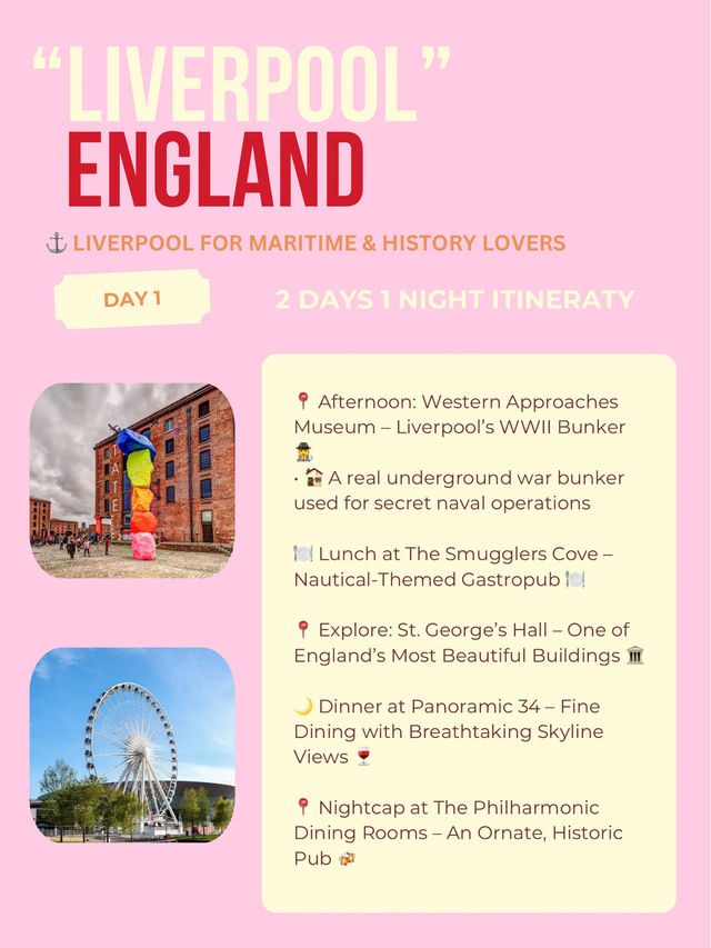 Liverpool itinerary ✈️