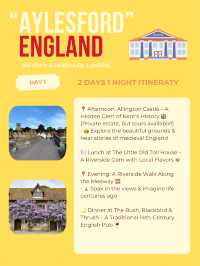 Aylesford itinerary 