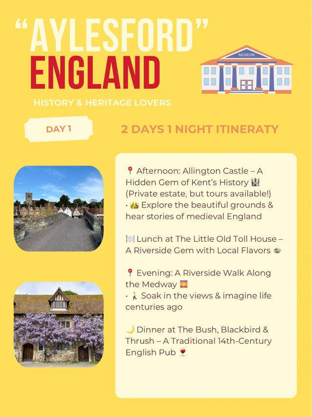 Aylesford itinerary 