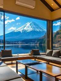 富士山のふもとにある理想の温泉ホテル——Kukuna風のテラス