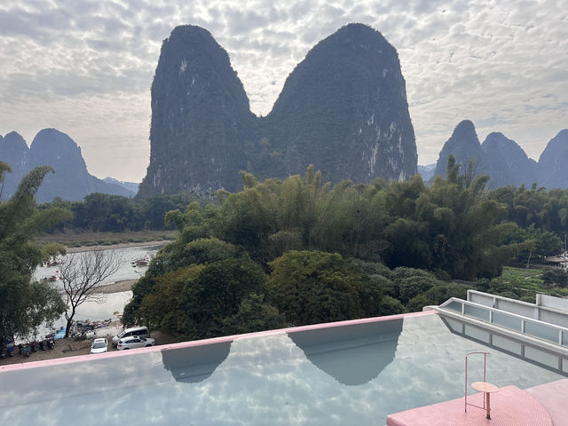 陽朔半山雲水酒店的入住體驗 🏨🌄