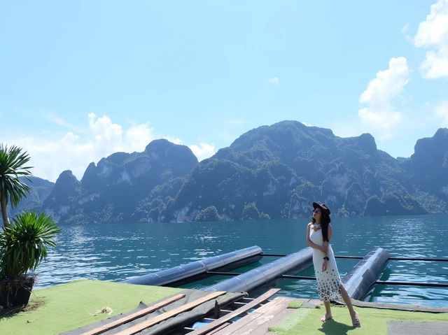 พาไปนั่งเรือ ขึ้นแพดูปลา ชมวิวบนเขื่อนเชี่ยวหลาน💦