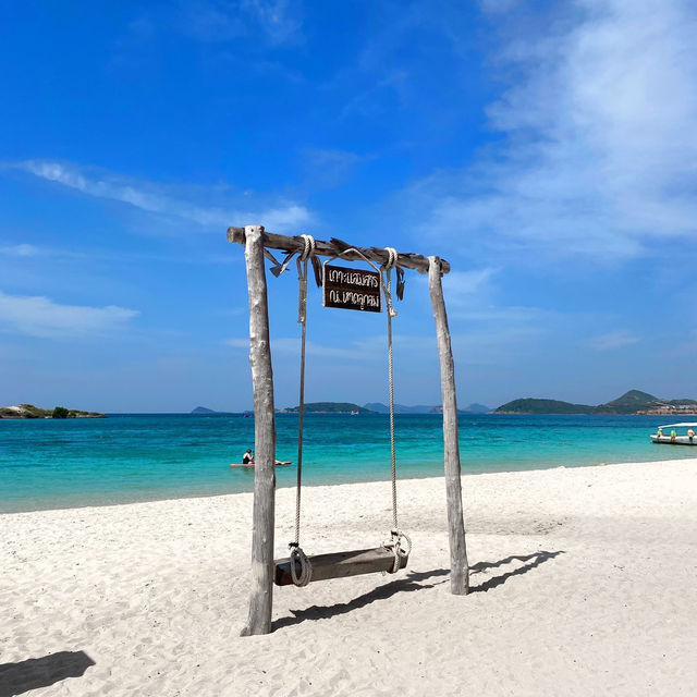 เกาะแสมสาร สวยมาก ไม่คิดว่าจะfeel good ขนาดนี้ 