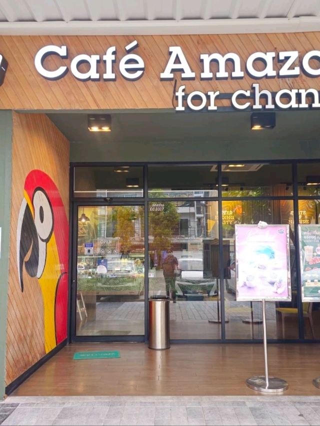 🦜รีวิว Café Amazon – ปตท.บางแสน