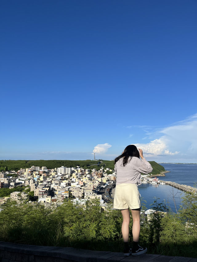 澎湖豔陽天，吹海風曬太陽🌞