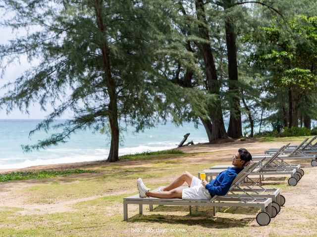 ที่พักสไตล์รีสอร์ทหรูบนชายหาดไม้ขาว