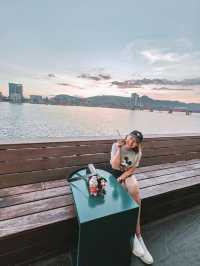 Sunset Sips at Starbucks Kampot ☕🌅