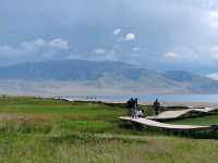 Lake Sayram: Twin Mirrors of Sky and Water
