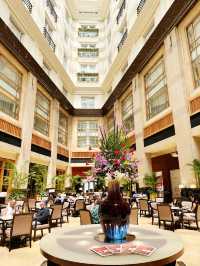 Afternoon Indulgence Beneath the Dome – The Courtyard at The Fullerton