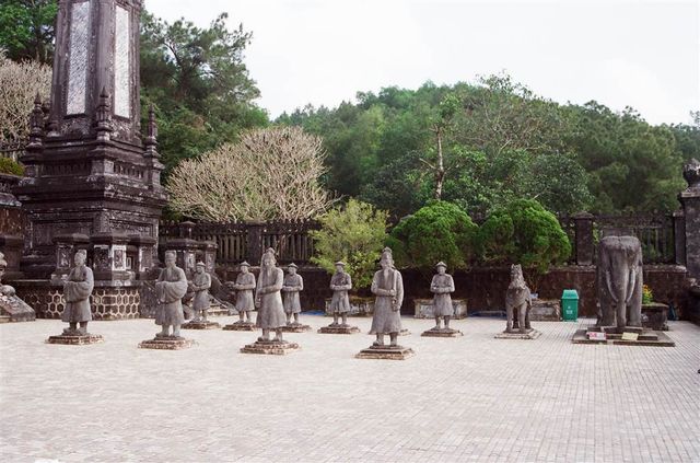 The Royal Mausoleum of Khai Dinh in Sparkling Gold
