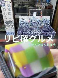 【岐阜】モザイクタイル風の和菓子 タイルを使ったトリックアート