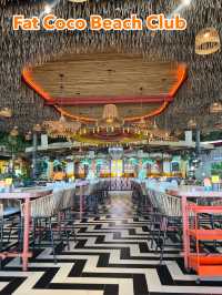 Fat Coco Beach Club ร้านสุดเก๋ริมทะเลพัทยา