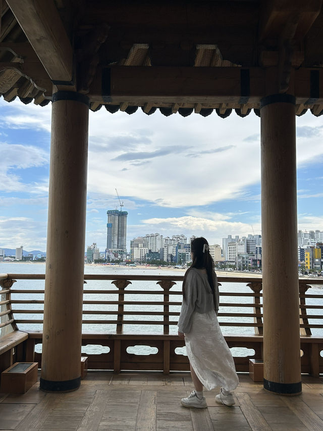 포스코 야경과 바다 품은 풍경, 영일대해수욕장에서 하루 마무리💙〰️