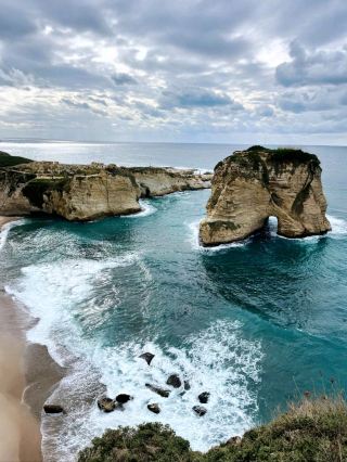 Nature's Sculpture - Pigeon Rocks Beirut Lebanon