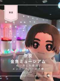 【奈良】ぬい旅・推し活に！奈良金魚ミュージアム