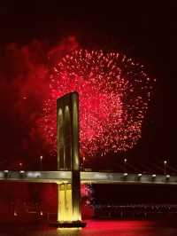 Throwback Macau National Day Fireworks: A Dazzling Sky Over the Pearl River! 🎆🇨🇳