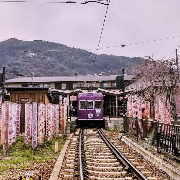 Solo in a Kyoto Dream: The Kimono Forest at Arashiyama Station  Solo in a Kyoto Dream: The Kimono Forest at Arashiyama Station