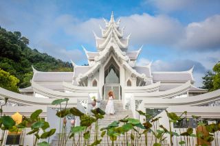 ⛩️ The White Pavilion Above Kamala Bay Is Worth the Trip Alone