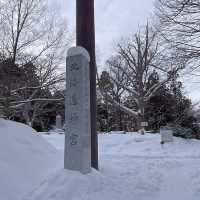 北海道神宮的美麗雪景