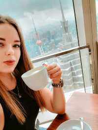 Skip the ticket — this coffee comes with a 91st-floor view ☕🏙️