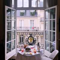 Parisian breakfast With a View 🥐☕️
