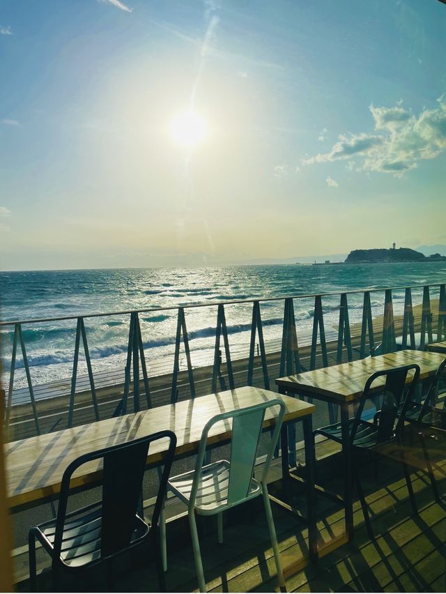 【七里ヶ浜/海の目の前にあるレストラン】
