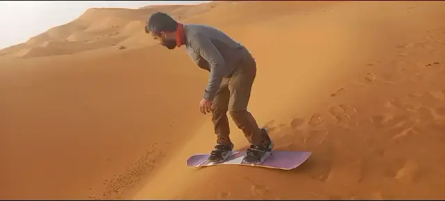 Sandboard in Merzouga