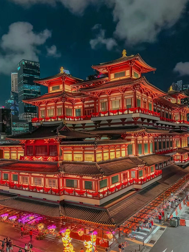 Buddha tooth Relic temple Singapore 🇸🇬 