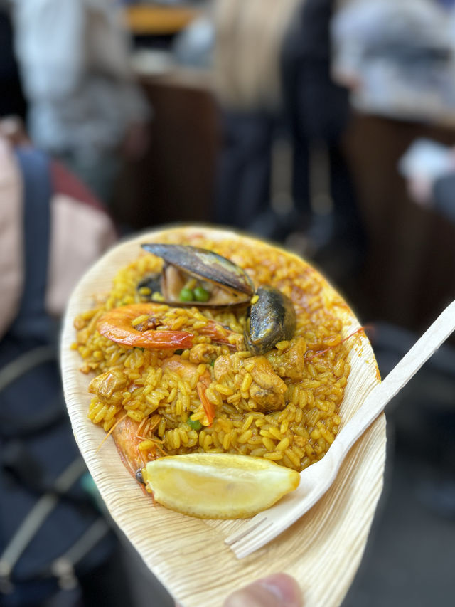 【🇬🇧倫敦必食美食市場💕】Borough Market 的西班牙海鮮飯與生蠔 🥘🦪