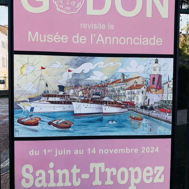 Enjoy this gorgeous exhibit in St Tropez!