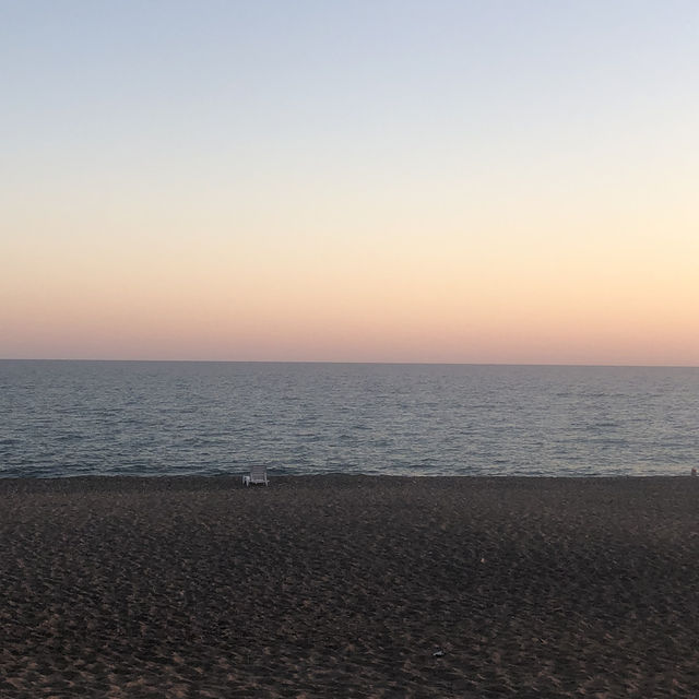 Quiet beaches near Side