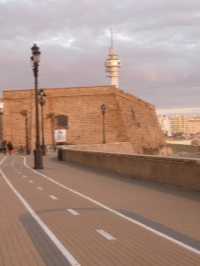 Sunset Over the Ocean: A Serene Evening in Cadiz