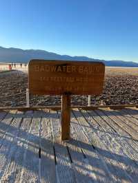 Roadtrip stop Badwater basin