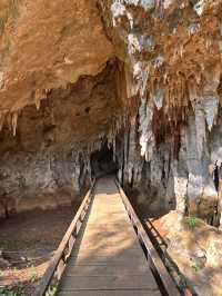 Maze of one of the biggest caves in Southern Thailand