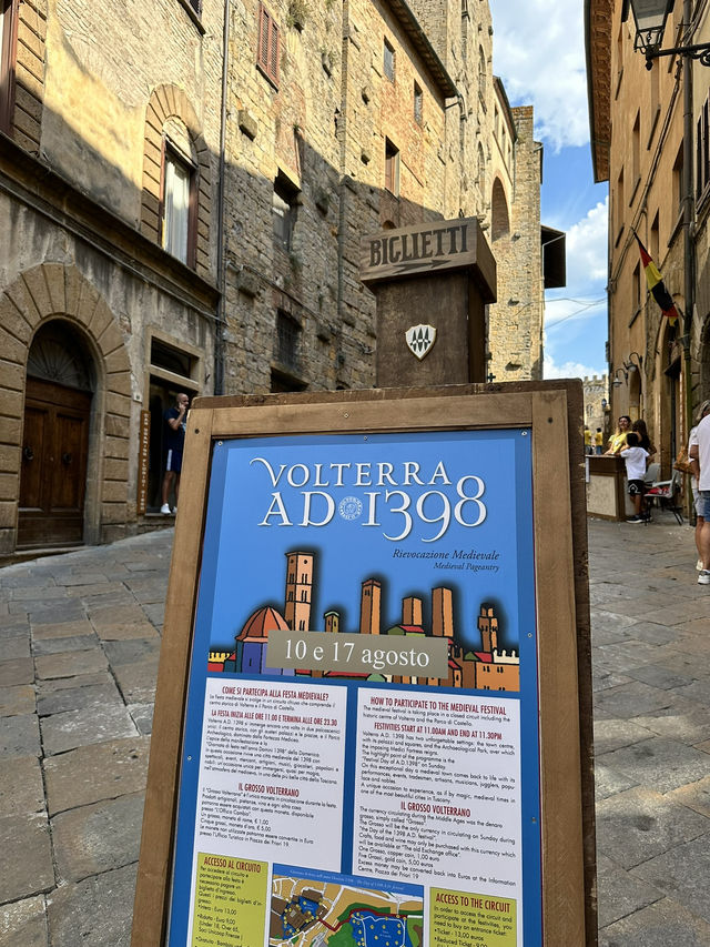 Step back in time with Volterra’s medieval festival during Ferragosto