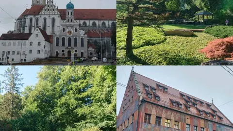 Augsburg in Germany, majestic botanical garden — traveler post in Augsburg
