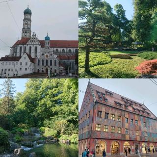Augsburg in Germany, majestic botanical garden