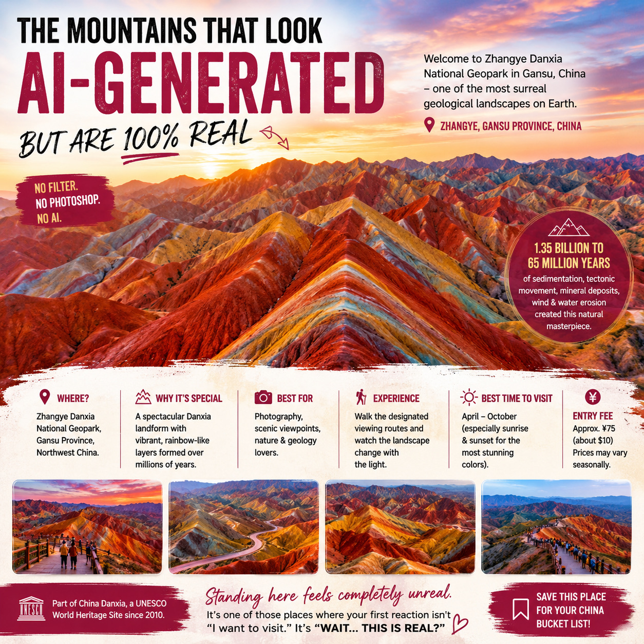 🌈THE MOUNTAINS THAT LOOK AI-GENERATED — BUT ARE 100% REAL