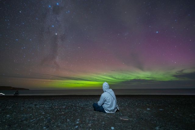 Captured the aurora, Norway's aurora borealis erupted in 6 colors.