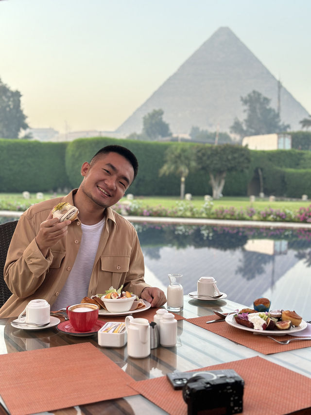 一邊吃早餐一邊看金字塔｜埃及必打卡酒店之開羅米娜宮萬豪
