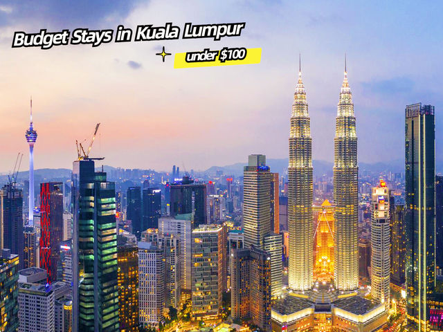 👍 Budget Hotels under $100 in Kuala Lumpur🔥